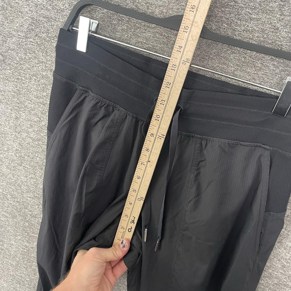 Lululemon Dance Studio Mid Rise Jogger Pants Full Length Womens 8 Black Woven - Picture 4 of 9
